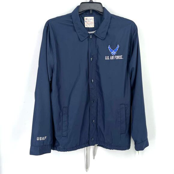 U.S. Air Force Champion Embroidered Windbreaker Jacket Mens Size Large - Picture 1 of 7